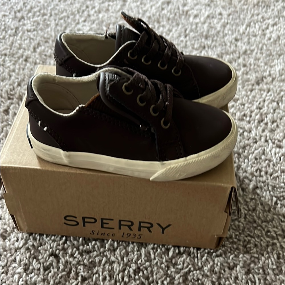Sperry striker II LTT Jr Brown toddler size 6.5